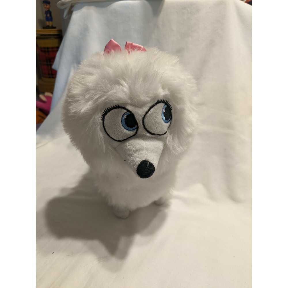The Secret Life Of Pets Plush Gidget Stuffed Animal 10 in White Dog